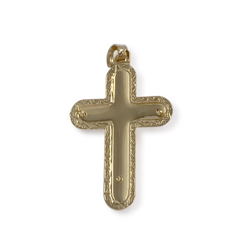 Croix d'occasion or 750 jaune