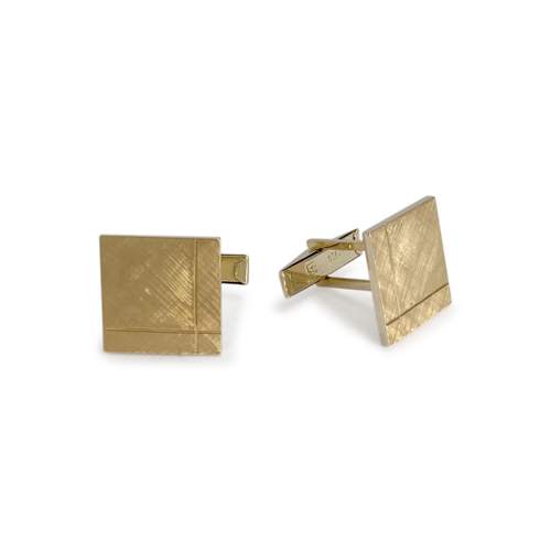 Boutons de manchettes d'occasion or 585 jaune