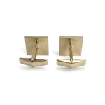 Boutons de manchettes d'occasion or 585 jaune - vue 2