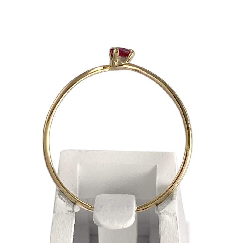 Bague d'occasion or 750 jaune rubis - vue 3