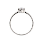 Solitaire d'occasion or 375 blanczirconia - vue 3
