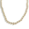 Pre-owned 750 yellow gold necklace with cultured pearl - view V1