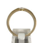 Bague d'occasion or 750 jaune diamant - vue 3