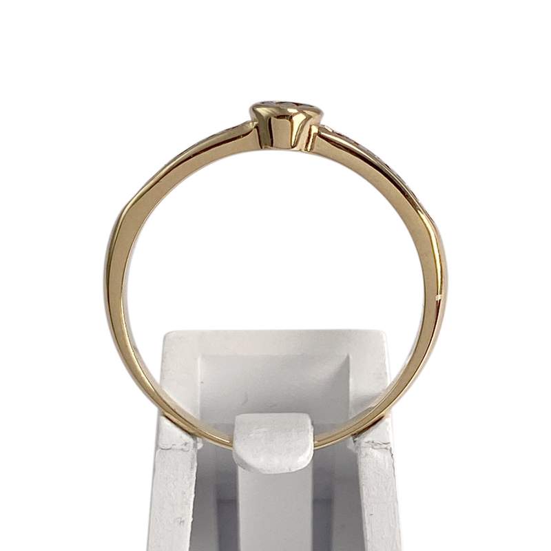 Bague d'occasion deux ors  750 diamants - vue 3