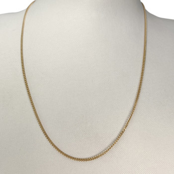 Chaîne d'occasion or 750 jaune maille gourmette