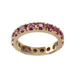 Bague d'occasion or 750 jaune rubis - vue 1