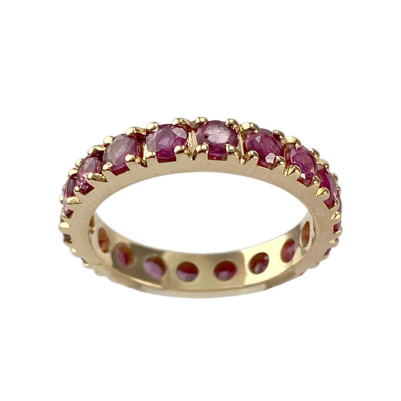 Bague d'occasion or 750 jaune rubis - vue 1