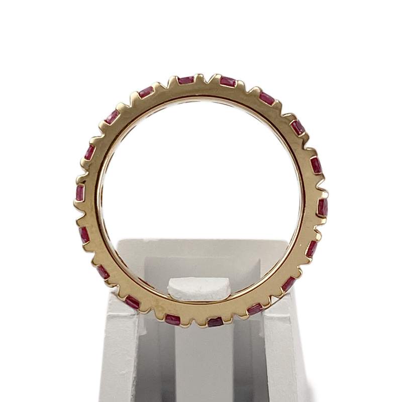 Bague d'occasion or 750 jaune rubis - vue 3