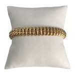 Bracelet d'occasion or 750 jaune maille américaine - vue 1