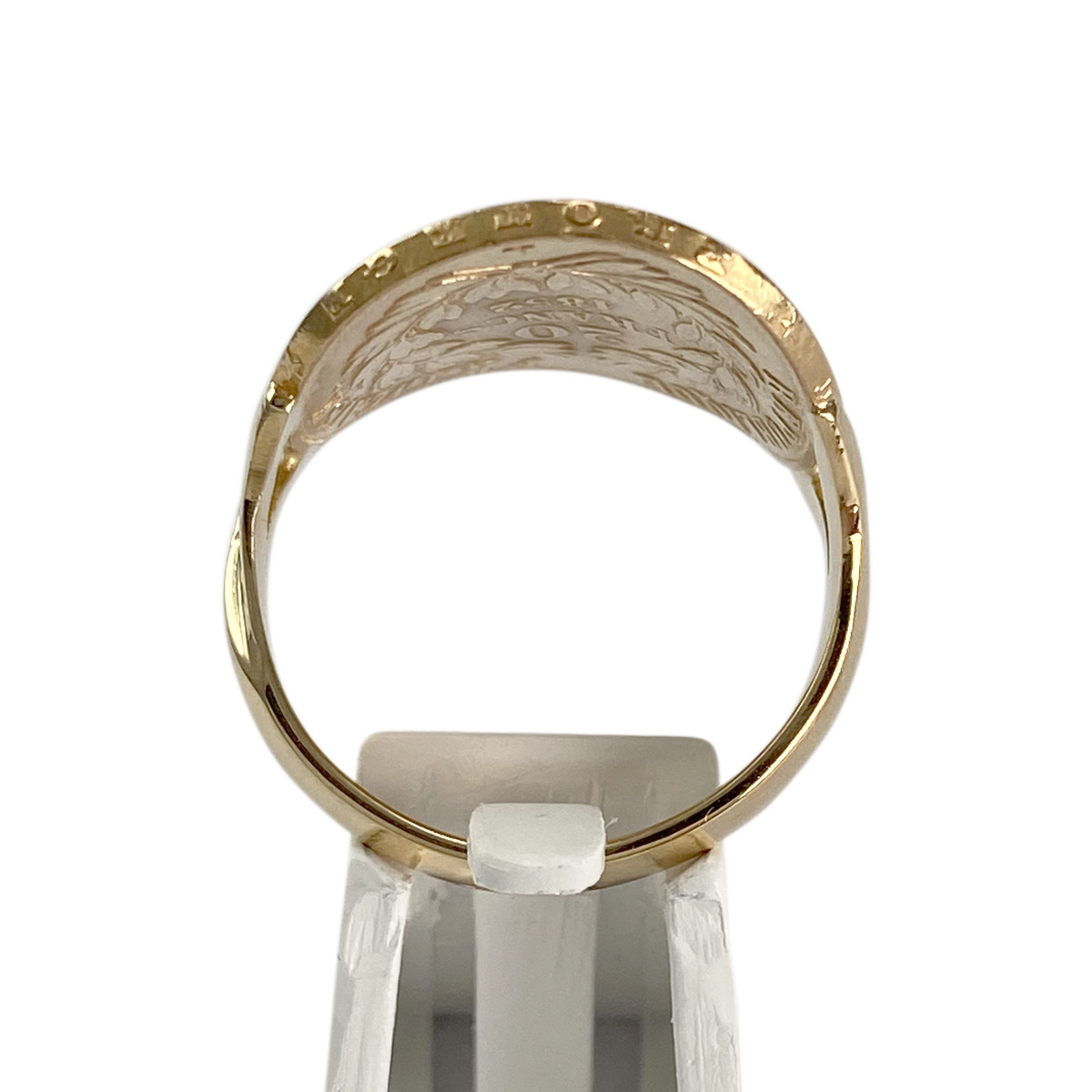 Chevalière d'occasion or 750 jaune Louis-Napoléon Bonaparte - vue 3