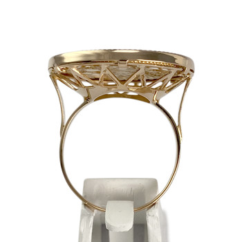 Second-hand 750 yellow gold ring