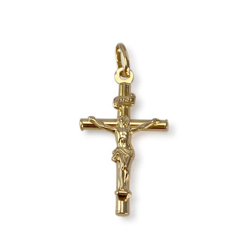 Croix d'occasion or 750 jaune