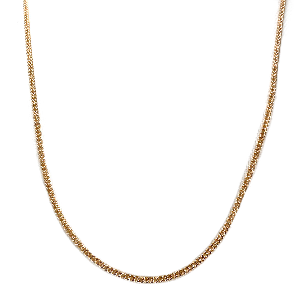 Chaîne d'occasion or 750 jaune maille gourmette