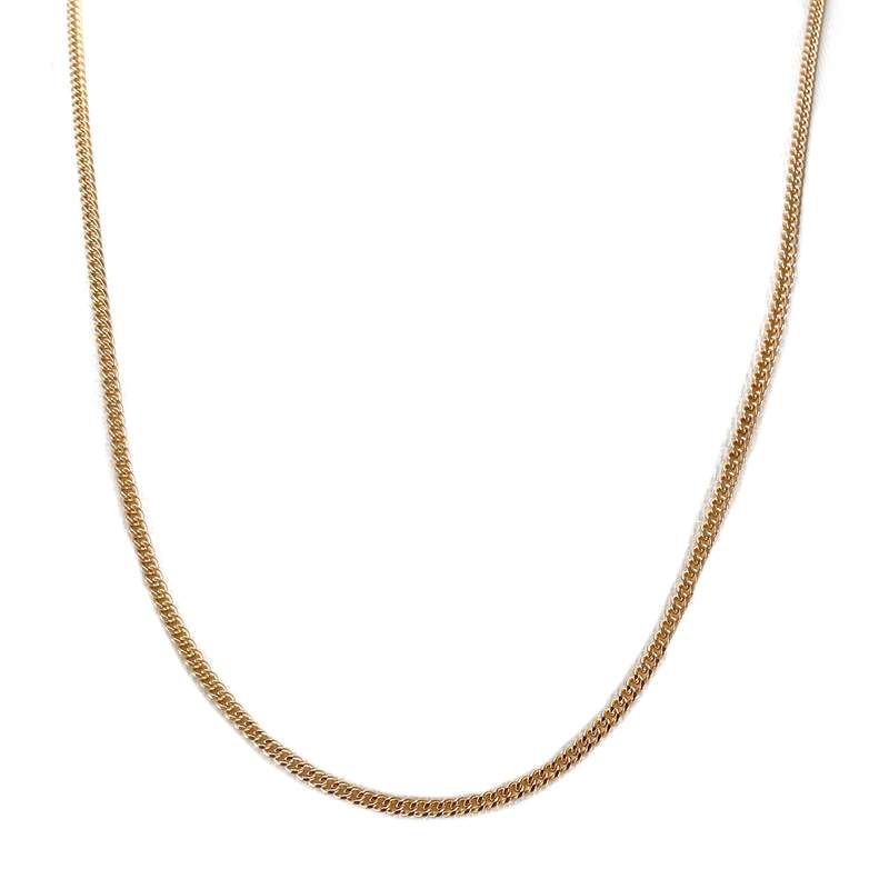 Tweedehands ketting van 750 geelgoud, armband met schakels, 45 cm - afbeelding 1