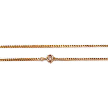 Second-hand chain in 750 yellow gold with curb chain stitch