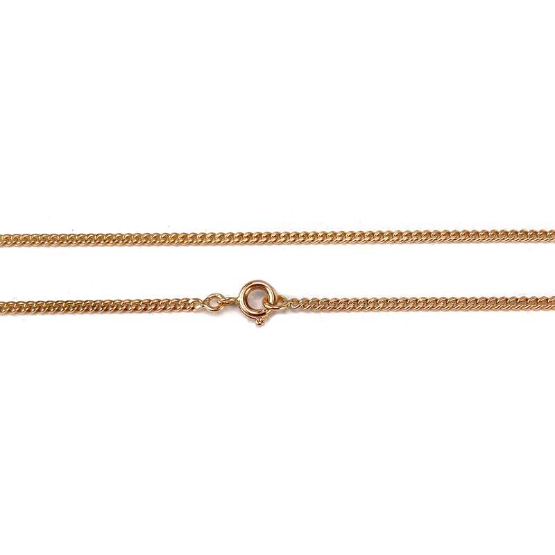 Tweedehands ketting van 750 geelgoud, armband met schakels, 45 cm - afbeelding 3