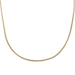 Secondhand gold chain 750 yellow gourmette mesh 40.5 cm - view 1