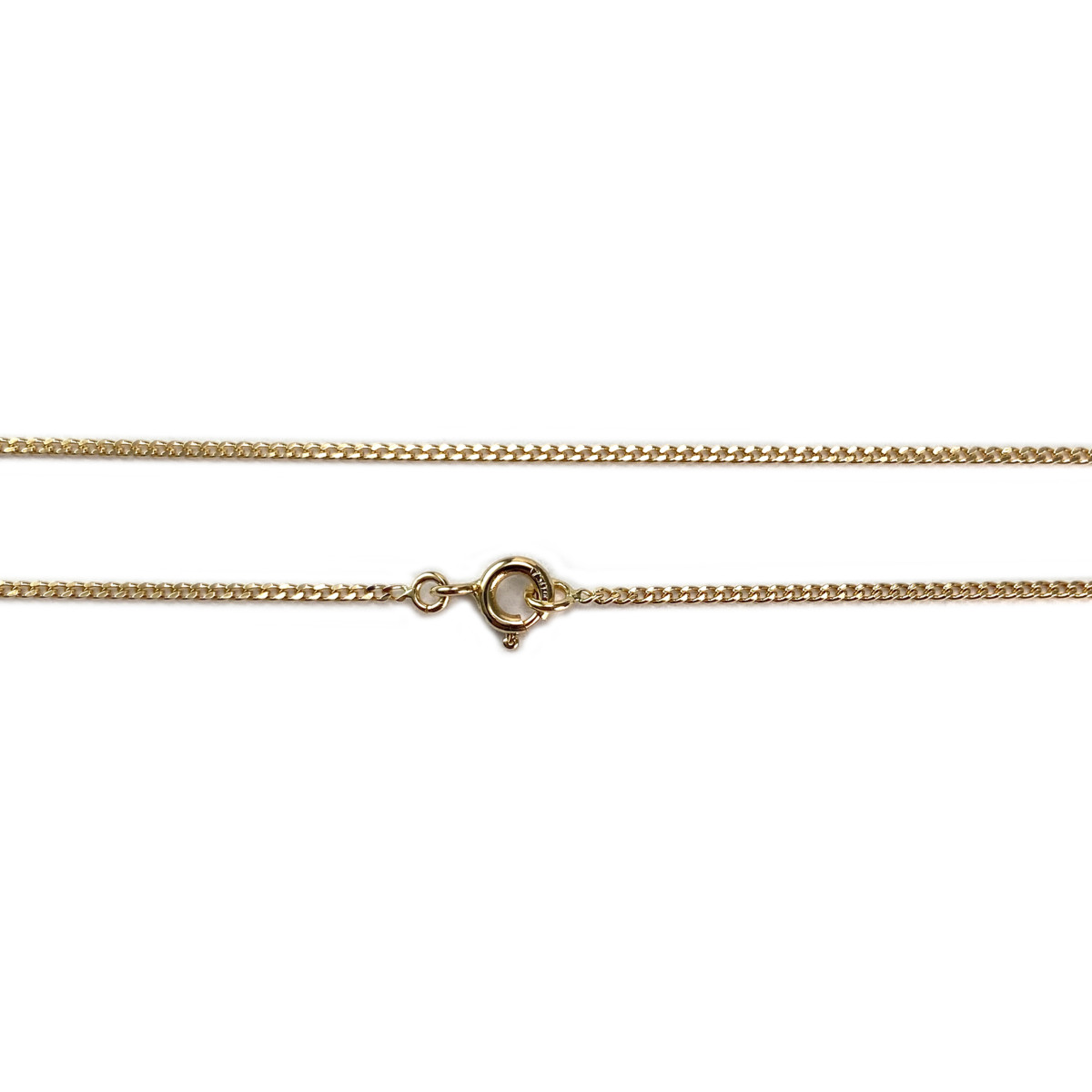 Secondhand gold chain 750 yellow gourmette mesh 40.5 cm - view 3