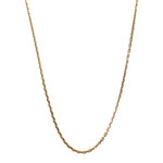 Chaîne d'occasion or 750 jaune maille forcat 62 cm - vue 1