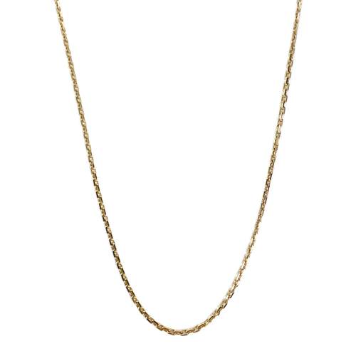Chaîne d'occasion or 750 jaune maille forcat 62 cm