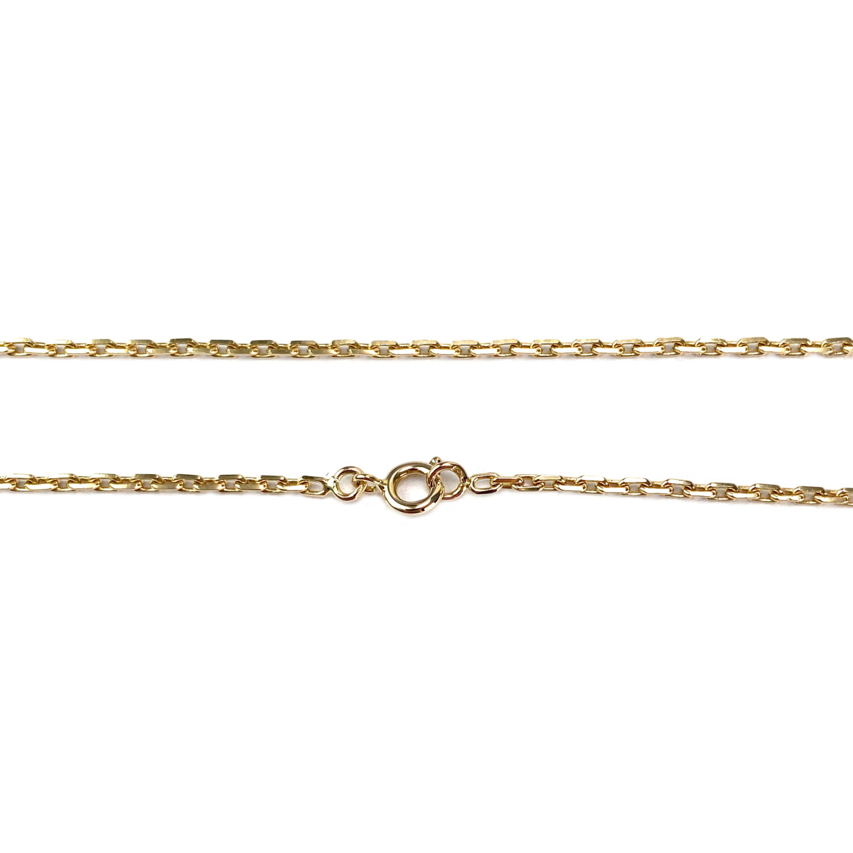 Chaîne d'occasion or 750 jaune maille forcat 62 cm - vue 3