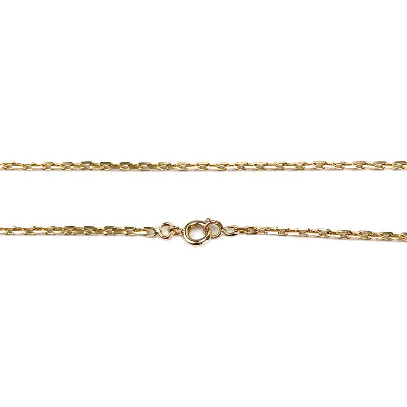 Chaîne d'occasion or 750 jaune maille forcat 62 cm - vue 3