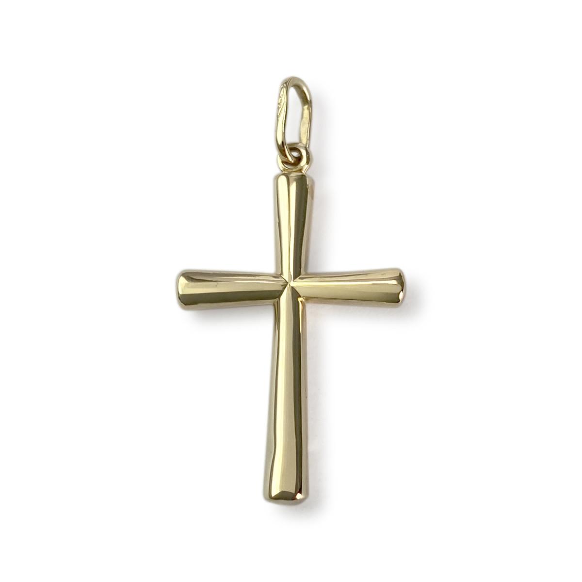 Pendentif d'occasion or 750 jaune croix - vue 2