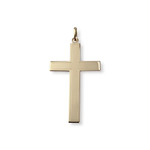 Pendentif d'occasion or 750 jaune croix - vue 1