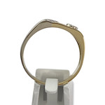 Bague d'occasion or 750 2 tons diamant - vue 3