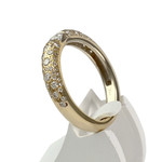 Bague d'occasion or 750 jaune diamant - vue 2