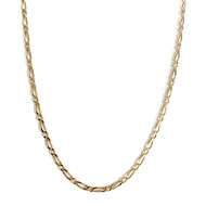 Collier d'occasion or 750 jaune maille fantaisie