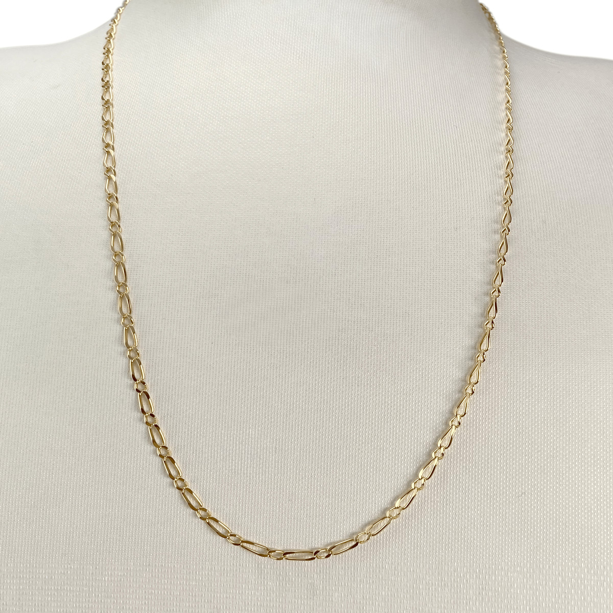 Collier d'occasion or 750 jaune maille fantaisie - vue 2