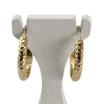 Créoles d'occasion or 750 jaune