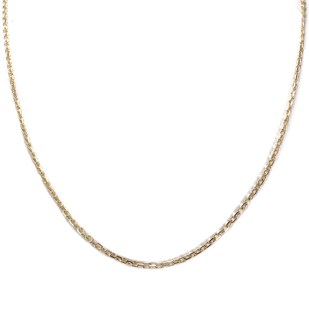 Chaîne d'occasion or 750 jaune maille forcat