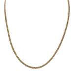 Secondhand gold chain 750 yellow gourmette mesh 53 cm - view 1
