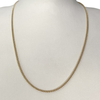 Used 750 yellow gold chain, 53 cm