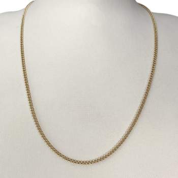 Secondhand gold chain 750 yellow chainmail 53 cm