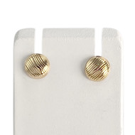 Second-hand earrings 750 yellow gold