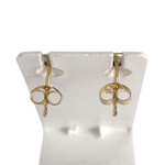 Boucles d'oreilles d'occasion or 750 jaune saphir - vue 3