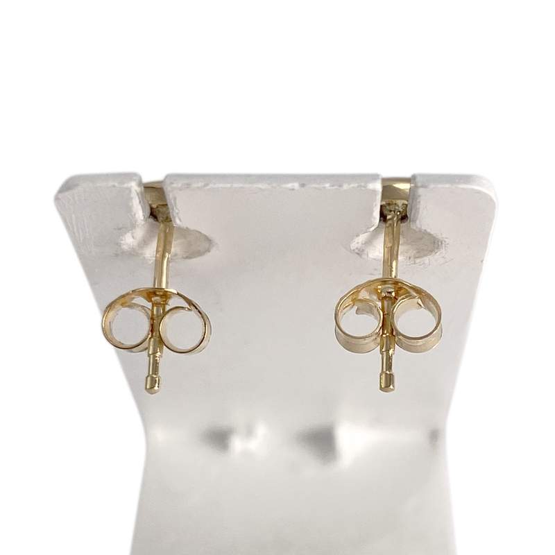 Boucles d'oreilles d'occasion or 750 jaune saphir - vue 3
