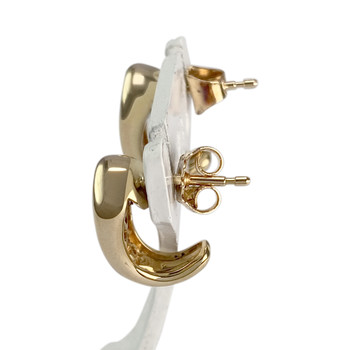 Boucles d'oreilles d'occasion or 750 jaune saphir diamant