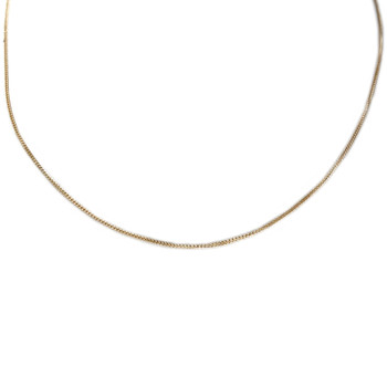 Chaîne d'occasion or 750 jaune maille gourmette