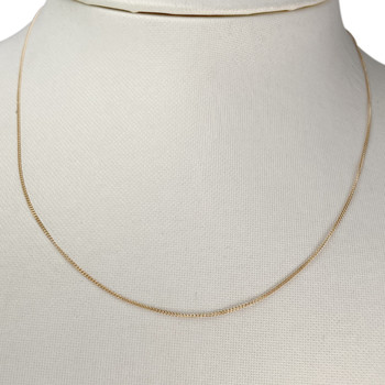 Chaîne d'occasion or 750 jaune maille gourmette