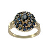 Second-hand gold 750 yellow sapphire ring - vue V1