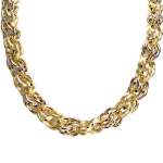 Collier d'occasion or jaune 750, maille fantaisie, 35.83 g - vue 1