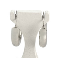 Créoles d'occasion or 750 blanc