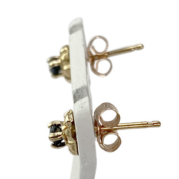 Boucles d'oreilles d'occasion or 750 jaune saphir