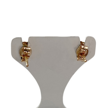 Boucles d'oreilles d'occasion or 750 jaune saphir
