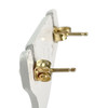 Boucles d'oreilles d'occasion or 750 jaune - vue V2