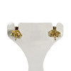 Boucles d'oreilles d'occasion or 750 jaune - vue V3